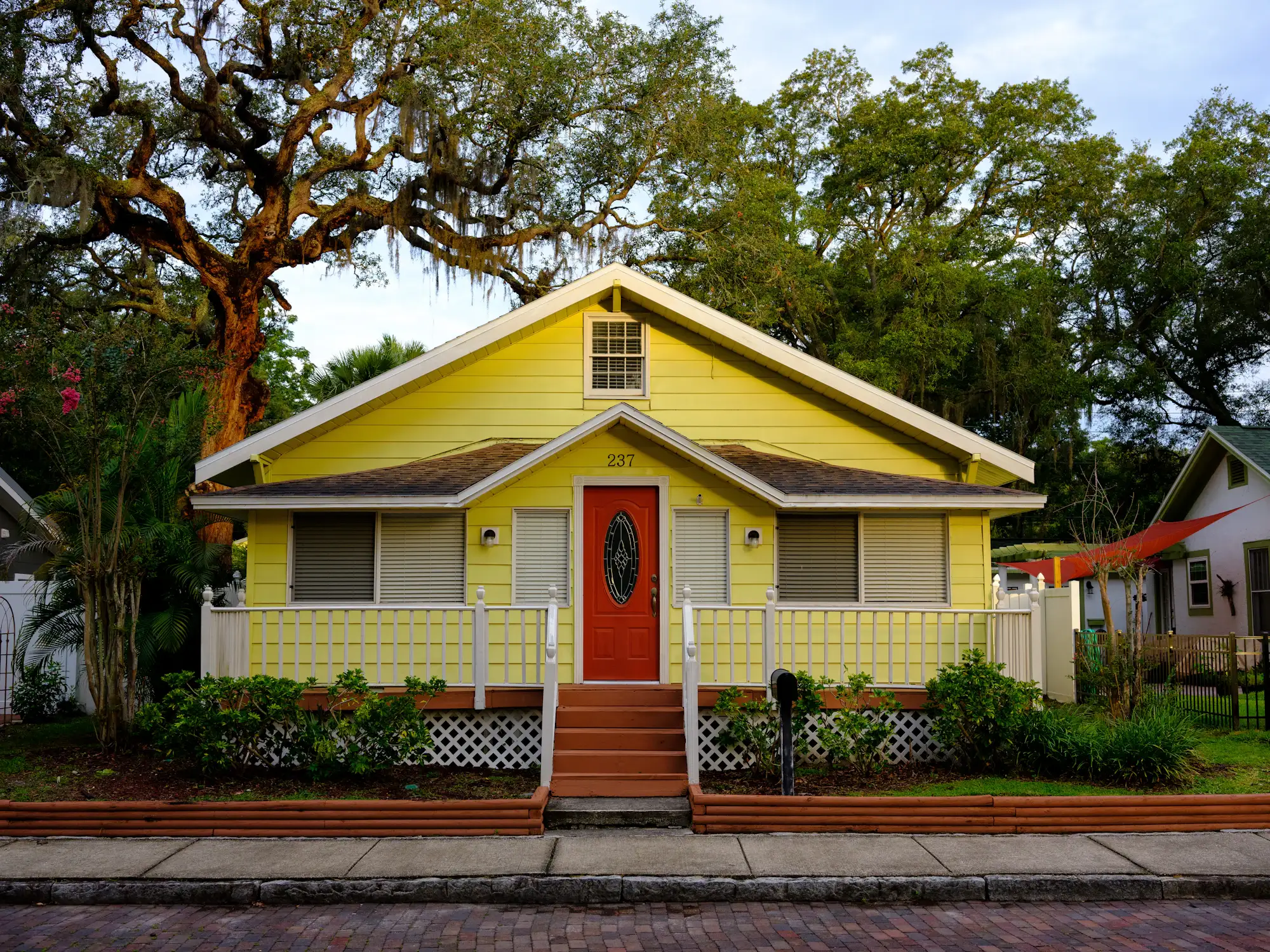 A Florida home in the morning sun